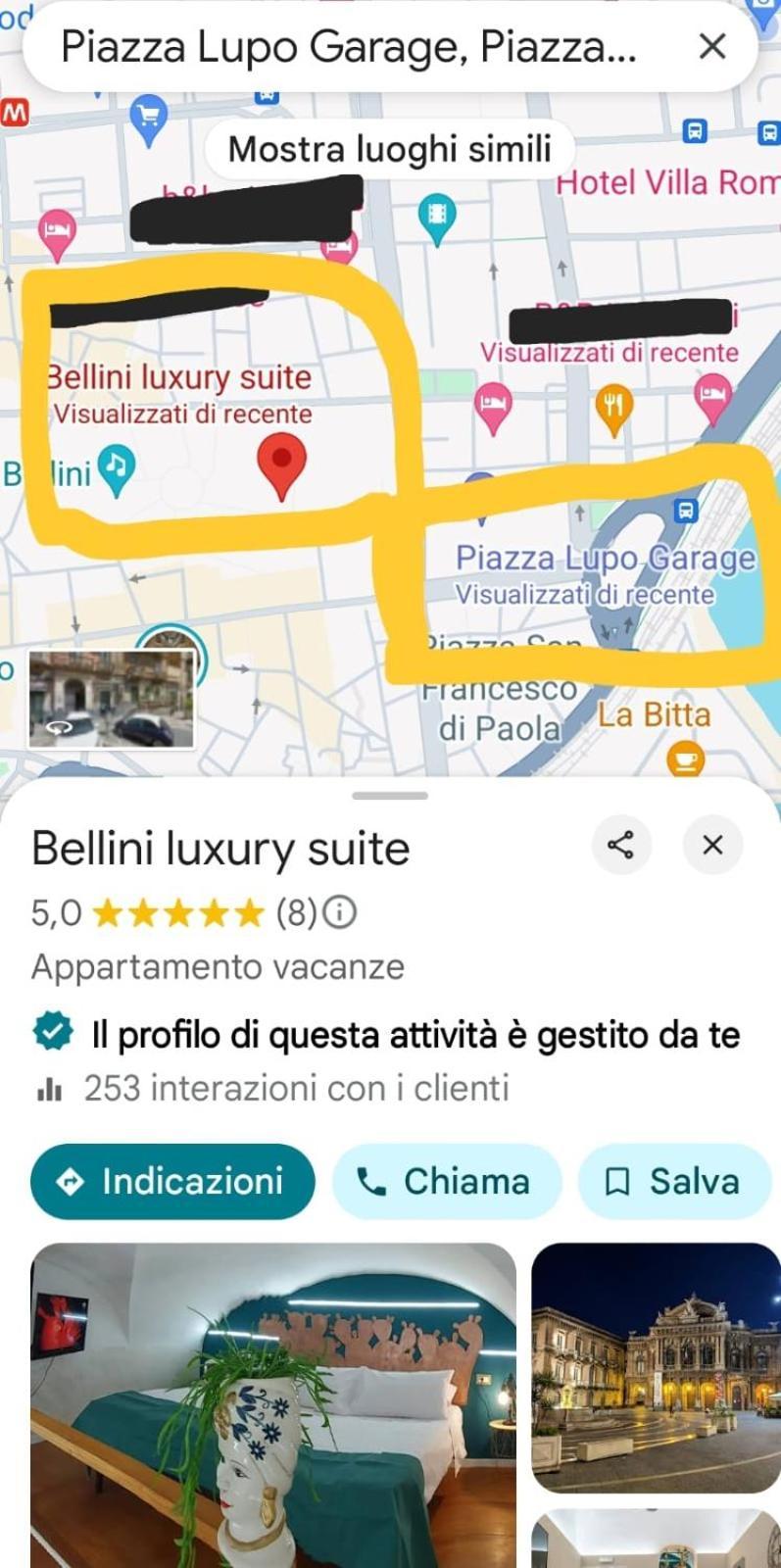 Bellini Luxury Suite Catânia Exterior foto